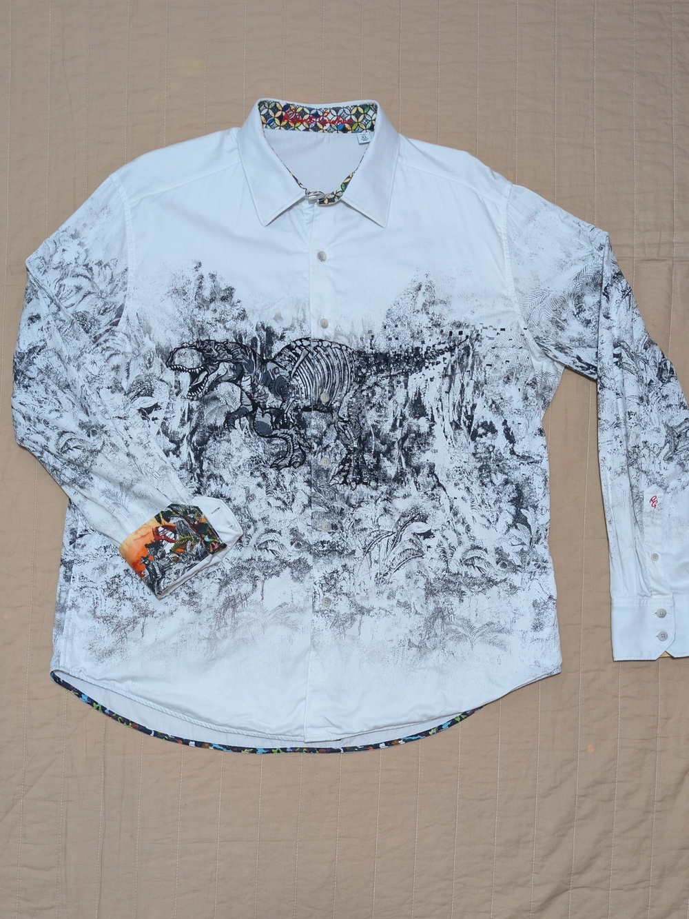 Robert Graham Lost Horizon Dinosaurs Tyrannosaurus Rex T-Rex Long Sleeve